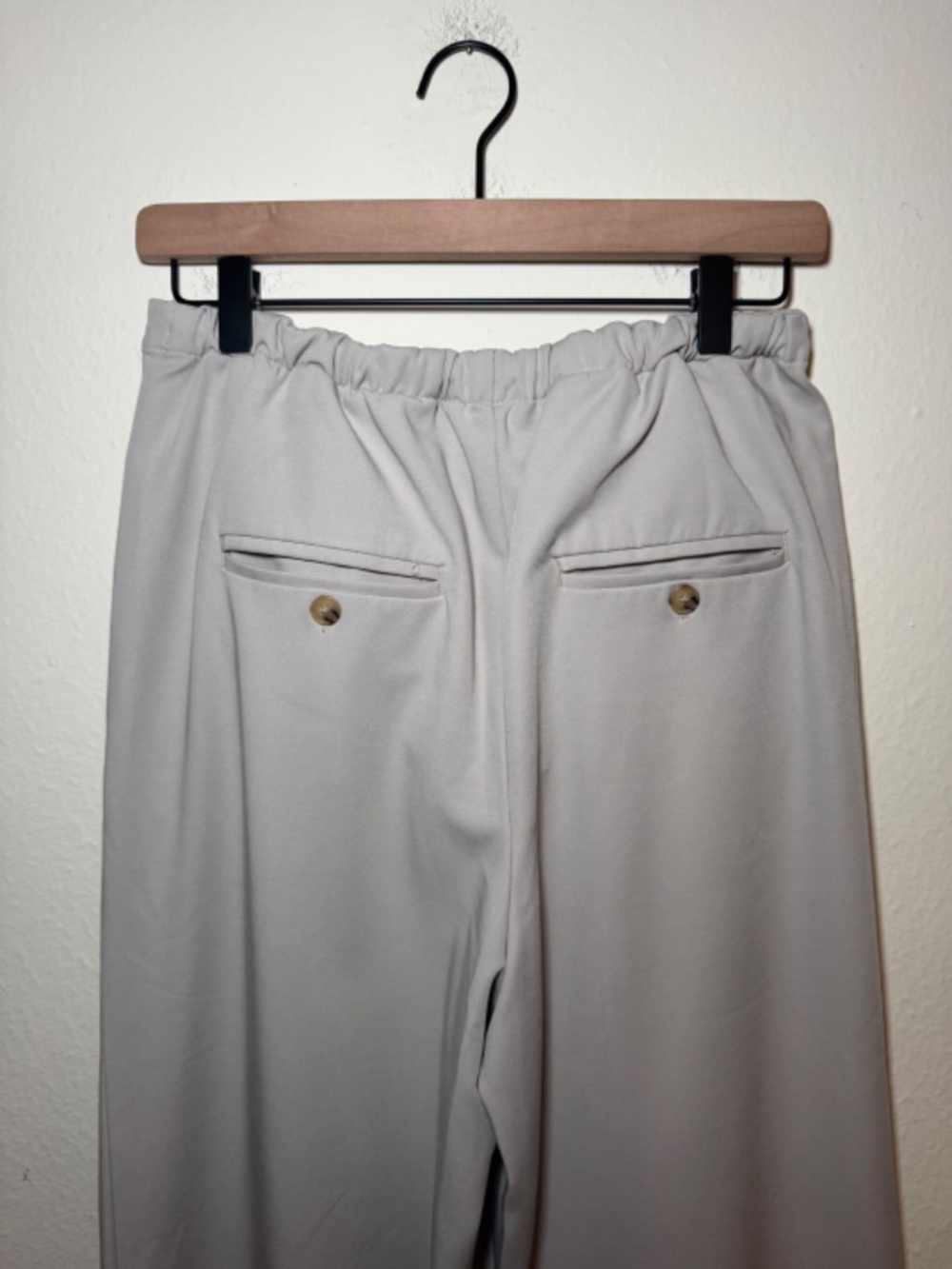 Free People Pleated Front Trousers Women’s Small Taupe Wide Leg Pants - Picture 7 of 8